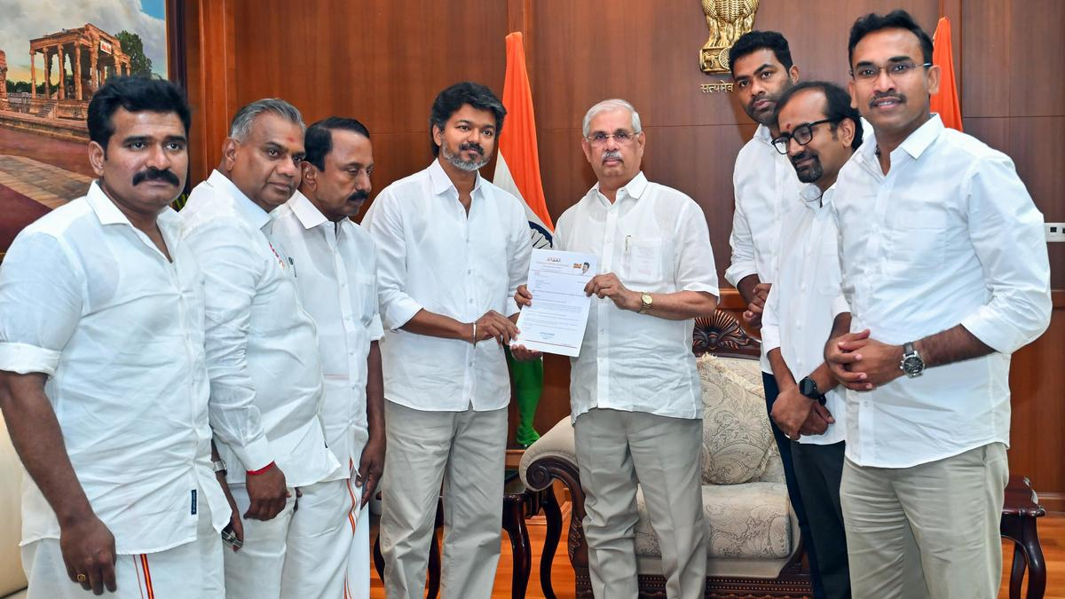 Vijay’s oath-taking hits roadblock